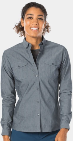 Bontrager -Bontrager bontrager adventure womens cycling chambray shirt 375193 11