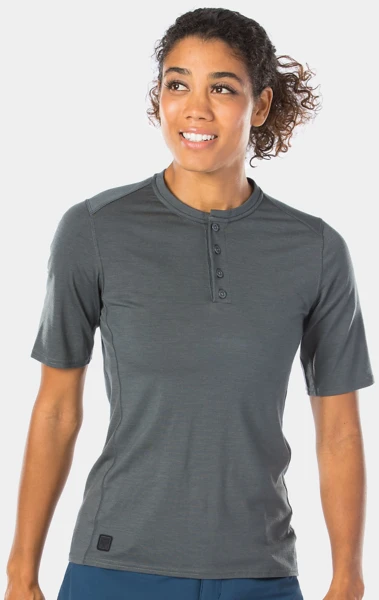 BONTRAGER Adventure Women's Wool Blend Cycling Henley 3 BONTRAGER Adventure Women's Wool Blend Cycling Henley