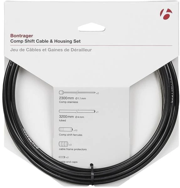BONTRAGER Comp Shift Cable & Housing Set 3 BONTRAGER Comp Shift Cable & Housing Set