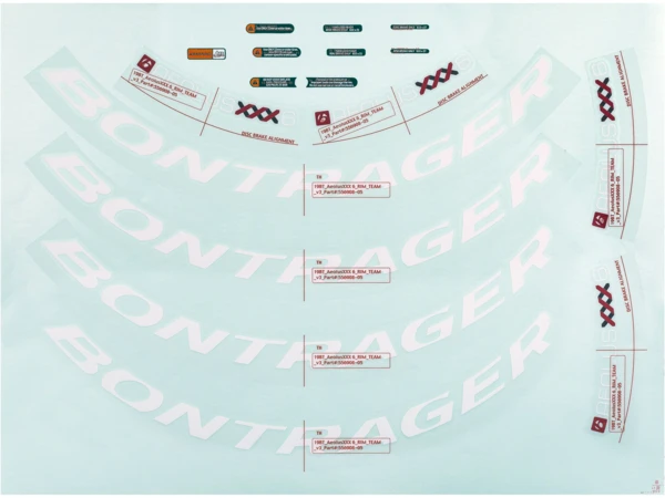 BONTRAGER Wheelsystem Replacement Aeolus XXX 6 Decals 4 BONTRAGER Wheelsystem Replacement Aeolus XXX 6 Decals - Image 2